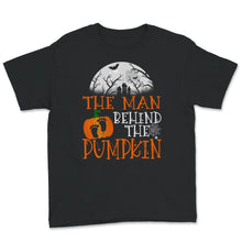 Load image into Gallery viewer, Halloween Costume Shirt, The Man Behind The Pumpkin, Halloween