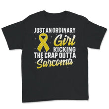 Load image into Gallery viewer, Just An Ordinary Girl Shirt, Sarcoma Bone Cancer Awareness,
