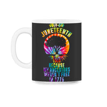 Load image into Gallery viewer, juneteenth - 11oz Mug - Black on White
