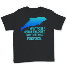 Load image into Gallery viewer, I Want To Become A Marine Biologist, So My Life Has Porpoise Shirt,