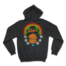 Load image into Gallery viewer, Burger And Slider Shirt, Dad Mom Burger And Baby Slider Matching - Hoodie - Black