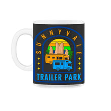 Load image into Gallery viewer, Sunnyvale Trailer National Park Shirt, Mountain Vintage Retro - 11oz Mug - Black on White