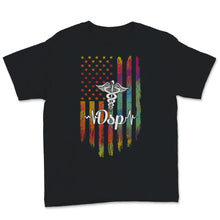 Load image into Gallery viewer, DSP Caduceus American Flag USA Nurse Week Nursing Heartbeats Direct
