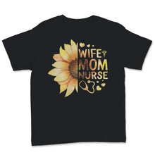 Load image into Gallery viewer, Wife Mom Nurse Shirt Funny CMA CNA RN PCA STNA Birthday Mothers Day