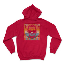 Load image into Gallery viewer, 4th Of July Shirt, Abe Lincoln Retro Sunset Vintage 16th President, - Hoodie - Red