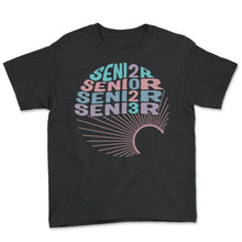 Load image into Gallery viewer, Graduation Shirt, Senior Class Of 2023 Gift End Of Class Senior Retro - Youth Tee - Black
