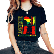 Load image into Gallery viewer, Juneteenth Shirt, Juneteenth Celebrating Black Freedom Tee, African - Unisex T-Shirt - Black