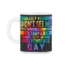 Load image into Gallery viewer, Colorful Juneteenth - 11oz Mug - Black on White