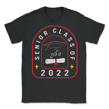 Load image into Gallery viewer, Class Of 2022 Senior Motocross Graduation Gift T Shirt - Unisex T-Shirt - Black