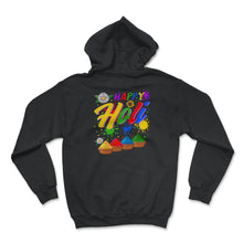 Load image into Gallery viewer, Happy Holi Festival Shirt, Festival Of Colors, Holi Festival Lover - Hoodie - Black