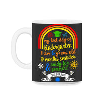 Load image into Gallery viewer, Kindergarten Shirt, Last Day Of Kindergarten 9 Months Smarter, - 11oz Mug - Black on White