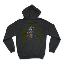 Load image into Gallery viewer, Dandelion Chicken Shirt, Floral Farm Chicken Tee, Natures Flower - Hoodie - Black