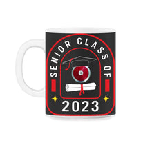 Load image into Gallery viewer, Class Of 2023 Senior Discus Throwing Graduation Gift T Shirt - 11oz Mug - Black on White