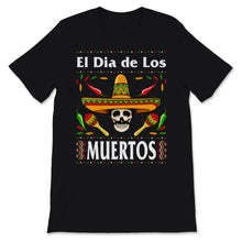Load image into Gallery viewer, El Dia de Los Muertos Day of the Dead El Jefe Sugar Skull Mexican Hat