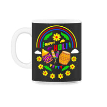 Load image into Gallery viewer, Happy Holi Festival Shirt, Festival Of Colors, Holi Festival Lover - 11oz Mug - Black on White