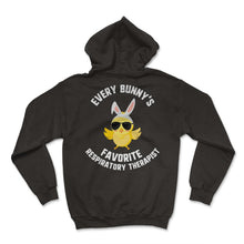 Load image into Gallery viewer, Easter Every Bunny's Favorite Respiratory Therapist Chick RT T-shirt - Hoodie - Black