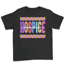 Load image into Gallery viewer, Hospice Shirt, Hospice Nurse Tee, Registered Nurse Graduation Gift - Youth Tee - Black