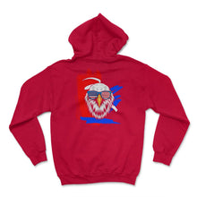 Load image into Gallery viewer, 4th Of July Shirt, Independence Day USA Flag Patriotic Eagle Wearing - Hoodie - Red