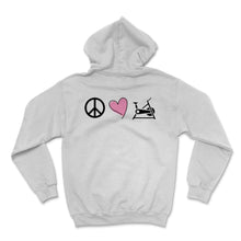 Load image into Gallery viewer, Peace Love Cycle Stationary Bike Rider Workout Gym Outdoors OT Women
