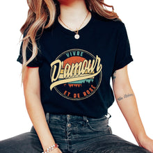 Load image into Gallery viewer, Vivre D'amour Et De Rosé Humour T Shirt copy - Unisex T-Shirt - Black