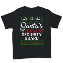 Load image into Gallery viewer, Santas Favorite Security Guard Christmas Ugly Sweater