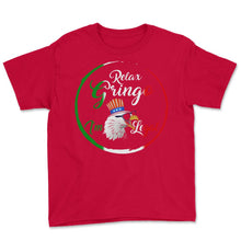 Load image into Gallery viewer, 4th Of July Shirt, Relax Gringo I'm Legal Funny Independence Day - Youth Tee - Red