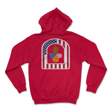 Load image into Gallery viewer, 4th Of July Shirt, Pineapple Sunglasses Cute Beach Wear Aloha - Hoodie - Red