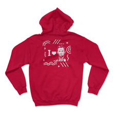 Load image into Gallery viewer, 4th Of July Shirt, I Love Abe Lincoln 16th President Tee, - Hoodie - Red