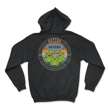 Load image into Gallery viewer, Three Frogs Dayenu Shirt, Jewish Holiday Seder Gift, Enough Song Jews - Hoodie - Black