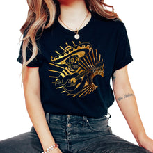 Load image into Gallery viewer, Dia De Los Muertos Shirt, Mexican Charro Mariachi Halloween Skeleton - Unisex T-Shirt - Black