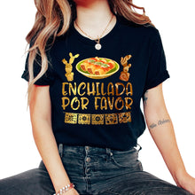 Load image into Gallery viewer, Cinco De Mayo Cute Enchilada Por Favor Mexican Food Lover Funny - Unisex T-Shirt - Black