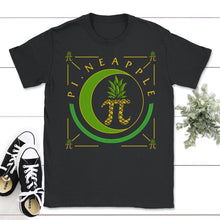 Load image into Gallery viewer, Cute Pi Day Shirt Pineapple Fruit Lover Math Teacher Student - Unisex T-Shirt - Black