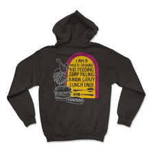 Load image into Gallery viewer, Lunch Lady Shirt, Multi-Tasking School Cafeteria Tee, Kitchen Staff - Hoodie - Black