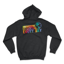 Load image into Gallery viewer, Earth Day Everyday Pine Tree Green Preserve Environment Eco April 22 - Hoodie - Black