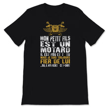 Load image into Gallery viewer, Motard Tshirt La Moto Petit Fils Grand Père Vintage Cadeau Pour