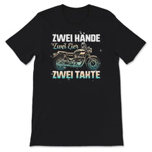 Load image into Gallery viewer, Simson Vintage Classic Motorrad, Zwei Hände, Zwei Eier, Zwei Bars,
