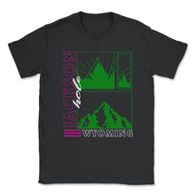 Load image into Gallery viewer, Jackson Hole National Park Shirt, Wyoming Retro Park Vintage Hiking - Unisex T-Shirt - Black