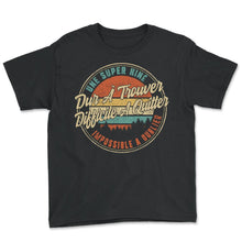 Load image into Gallery viewer, Une Super Kiné Dur À Trouver Difficile A Quitter Impossible A Oublier - Youth Tee - Black