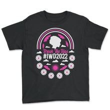 Load image into Gallery viewer, International Women's Day Shirt, Break The Bias 2022 Feminist - Youth Tee - Black