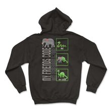 Load image into Gallery viewer, Programmer Shirt, My Friends Code Tee, Funny Coding Software - Hoodie - Black