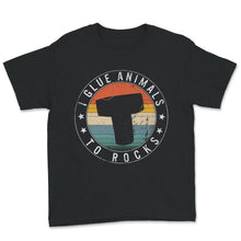Load image into Gallery viewer, I Glue Animals To Rocks Shirt, Aquarium Keeper, Aquarist Fish Graphic