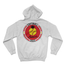 Load image into Gallery viewer, Softball Senior 2022 T-Shirt - Hoodie - White