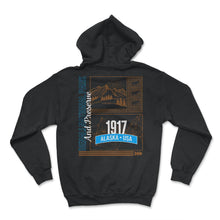 Load image into Gallery viewer, Denali National Park Shirt, Alaska Moose USA 1917 Preserve, Animal - Hoodie - Black