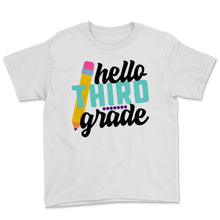 Load image into Gallery viewer, Hello Third Grade Student Teacher Colorful Back To School Pencil Gift