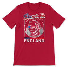 Load image into Gallery viewer, 4th Of July Shirt, Suck It England George Washington USA Flag - Unisex T-Shirt - Red