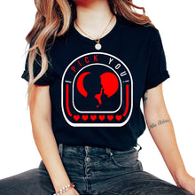 Load image into Gallery viewer, Valentines Shirt, I Pick You Red Heart Tee, Funny Valentines Day Gift - Unisex T-Shirt - Black