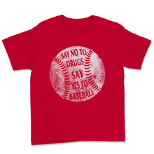 Load image into Gallery viewer, Red Ribbon Week Say No Drugs Say Yes to Baseball Player Prevention