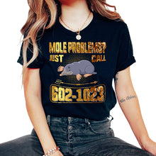 Load image into Gallery viewer, Mole Day Mole Problems Just Call Avogadro's Number 602 1023 October - Unisex T-Shirt - Black