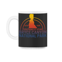 Load image into Gallery viewer, Bryce Canyon National Shirt, Park Southwest Utah ESTD 1928 Tee, Rock - 11oz Mug - Black on White
