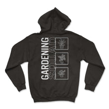 Load image into Gallery viewer, Gardening Squad, Garden Plant Gardening Lover Botanist Gift Vegan T - Hoodie - Black